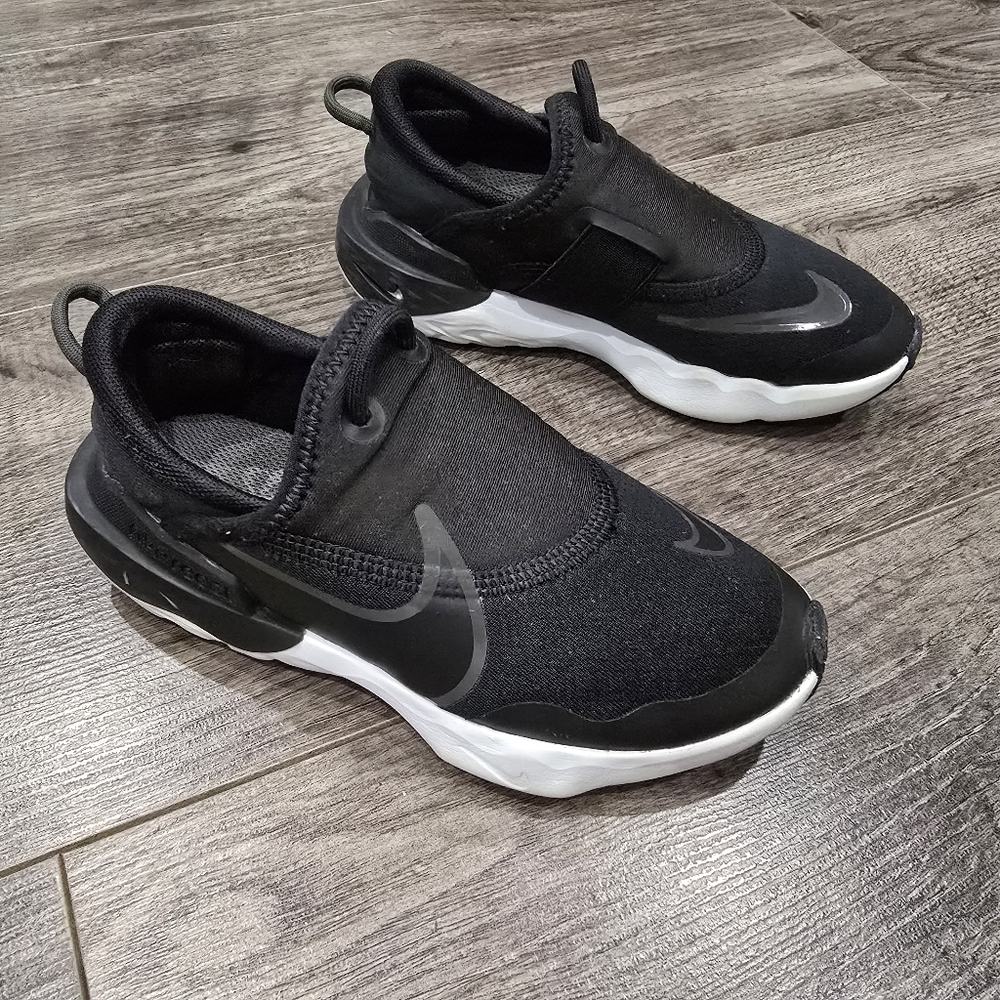 Nike React Flow ‘Black Off Noir’ (PS) Kids Sneakers Boys Size 10.5C DD3723 001